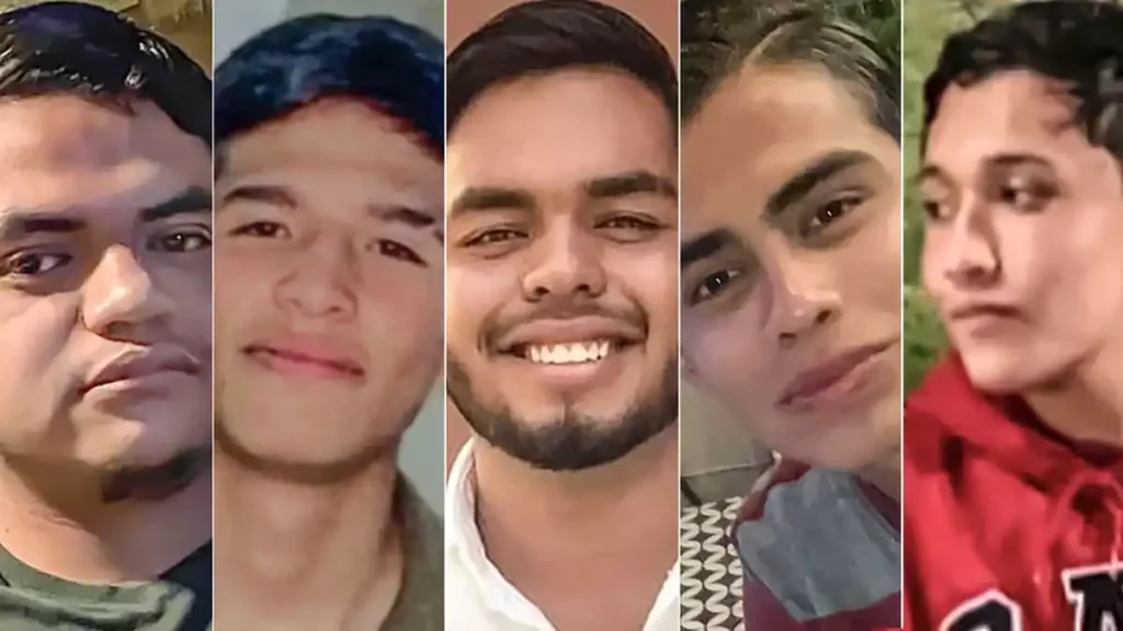 Ellos eran los 5 jóvenes secuestrados y asesinados en Jalisco.