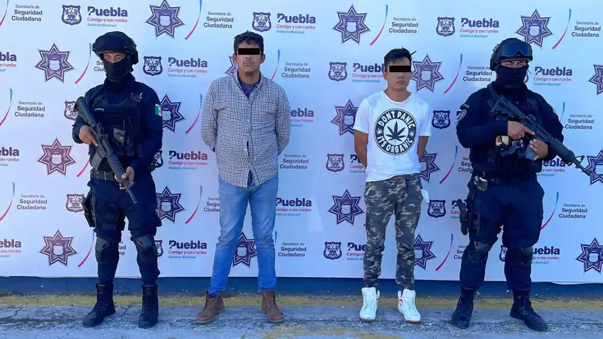Rescatan en Puebla a mujer privada de su libertad; dos detenidos