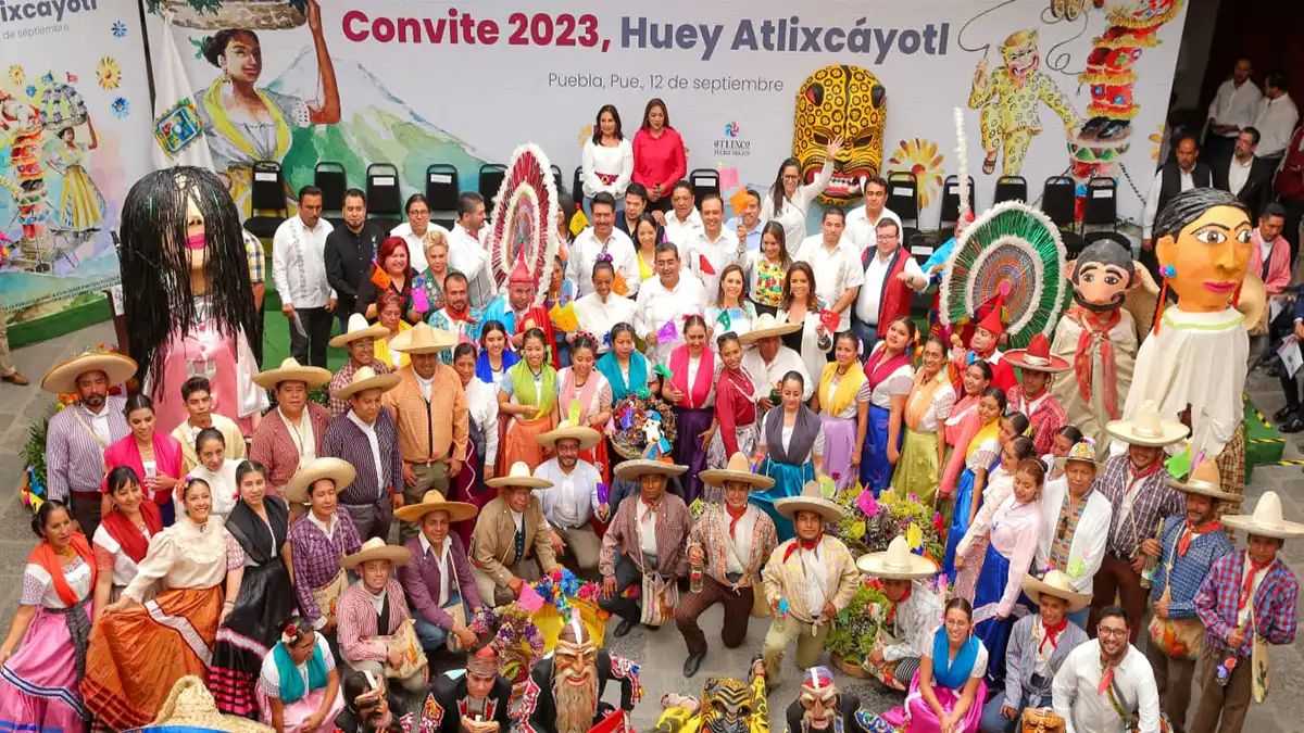 FOTOS: Así fue el Convite del Festival Huey Atlixcáyotl 2023