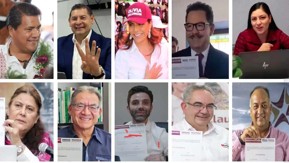 Morena Puebla: ellas y ellos ya se registraron para la candidatura a la gubernatura