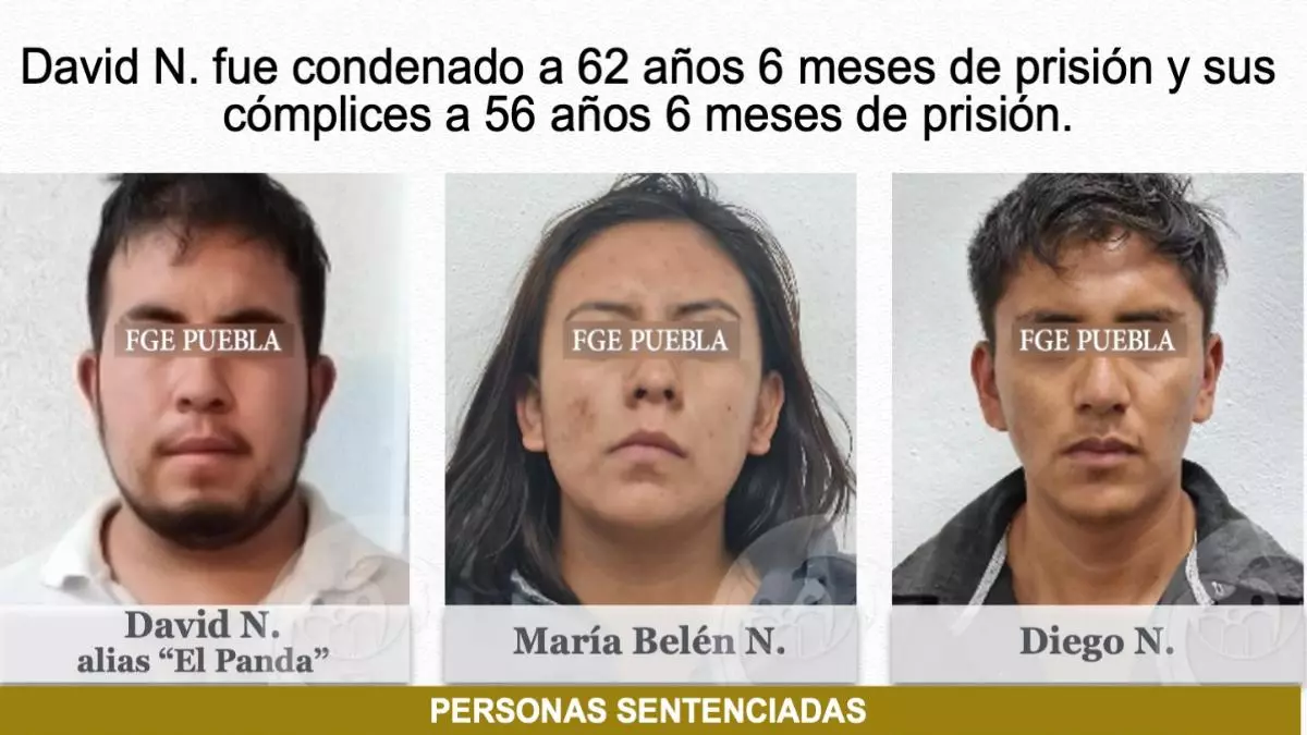 Secuestradores pasarán 56 y 62 años en la cárcel en Puebla