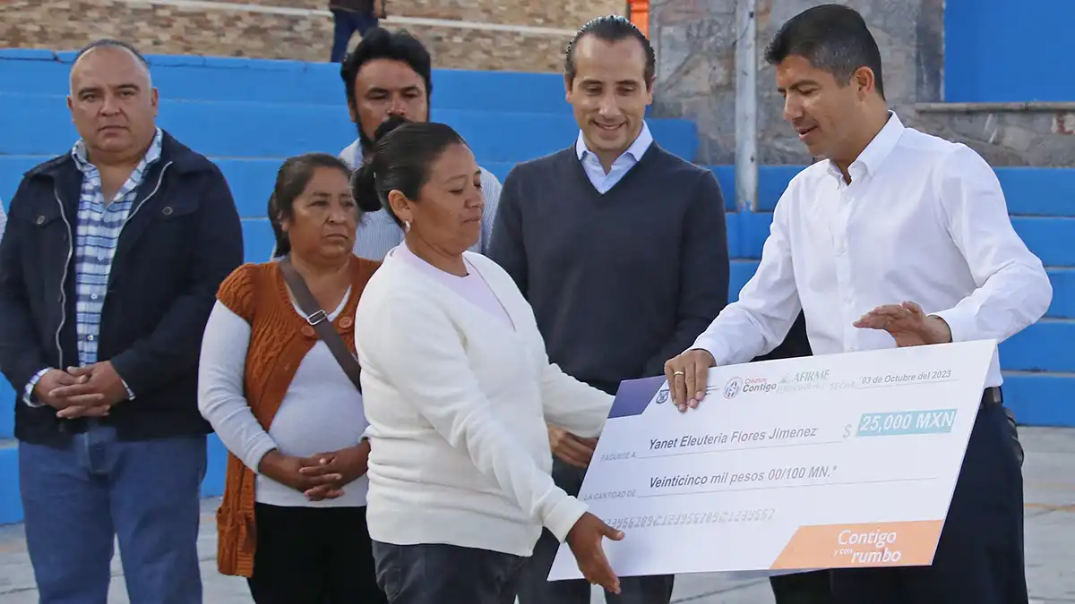 Van 5 mil Créditos Contigo entregados en Puebla