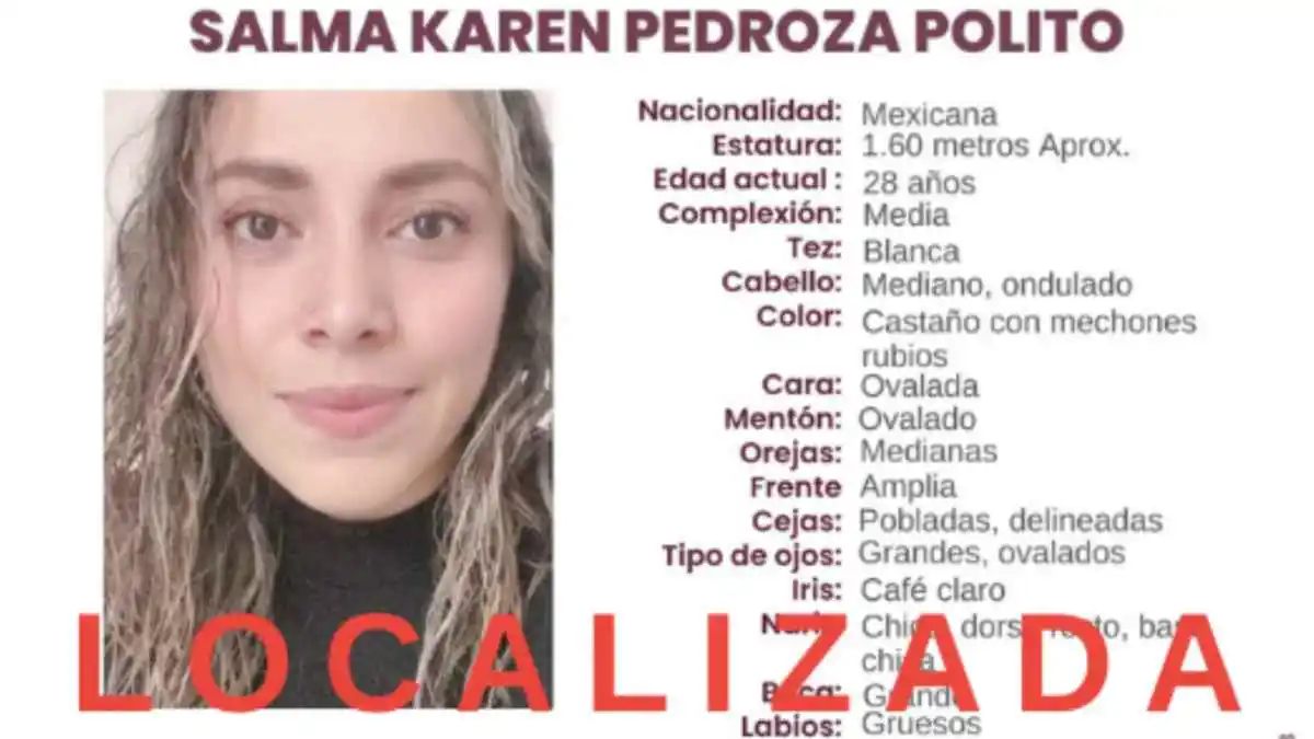 Localizan con vida en EdoMex a embarazada desaparecida en Puebla