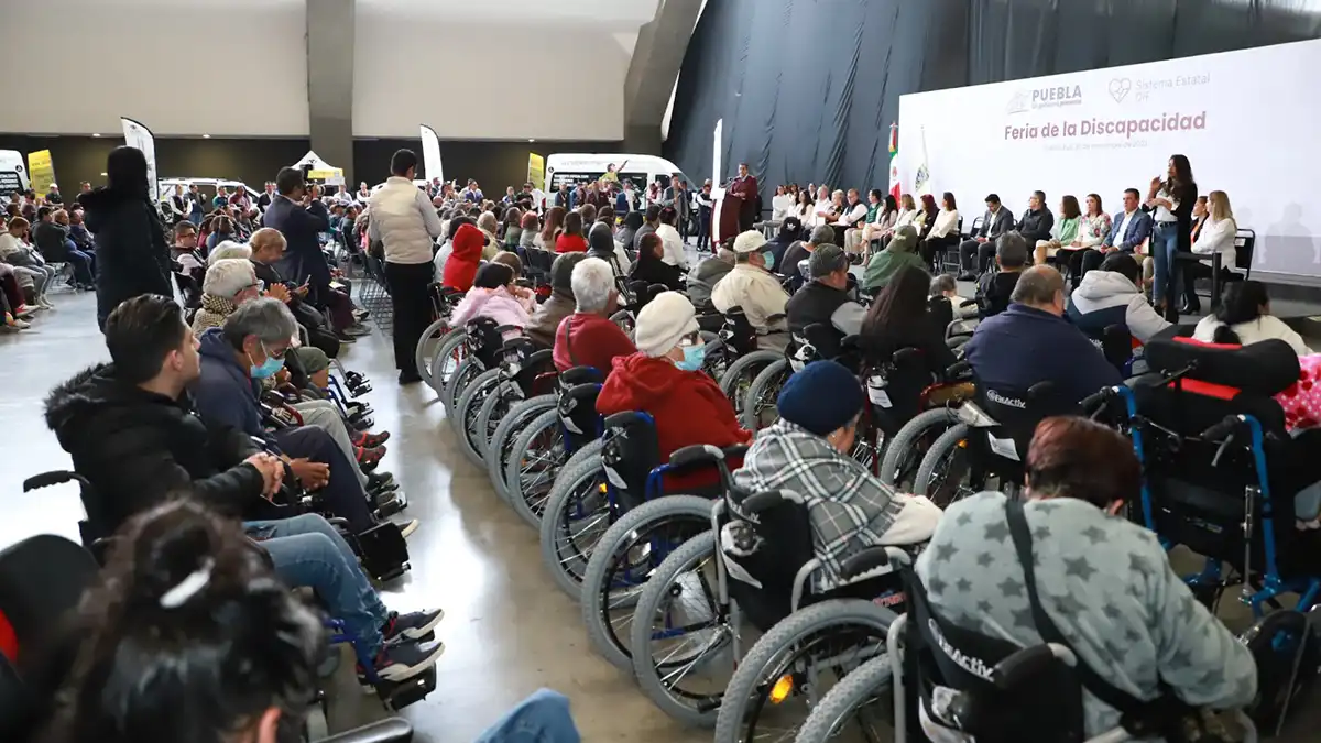 Gobierno de Puebla realiza Feria de la Discapacidad