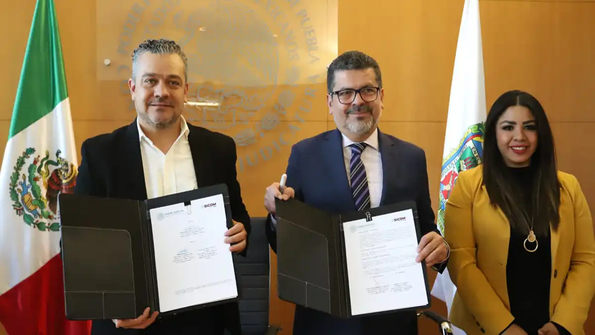 El Sicom firma convenio de colaboración con el Poder Judicial del estado