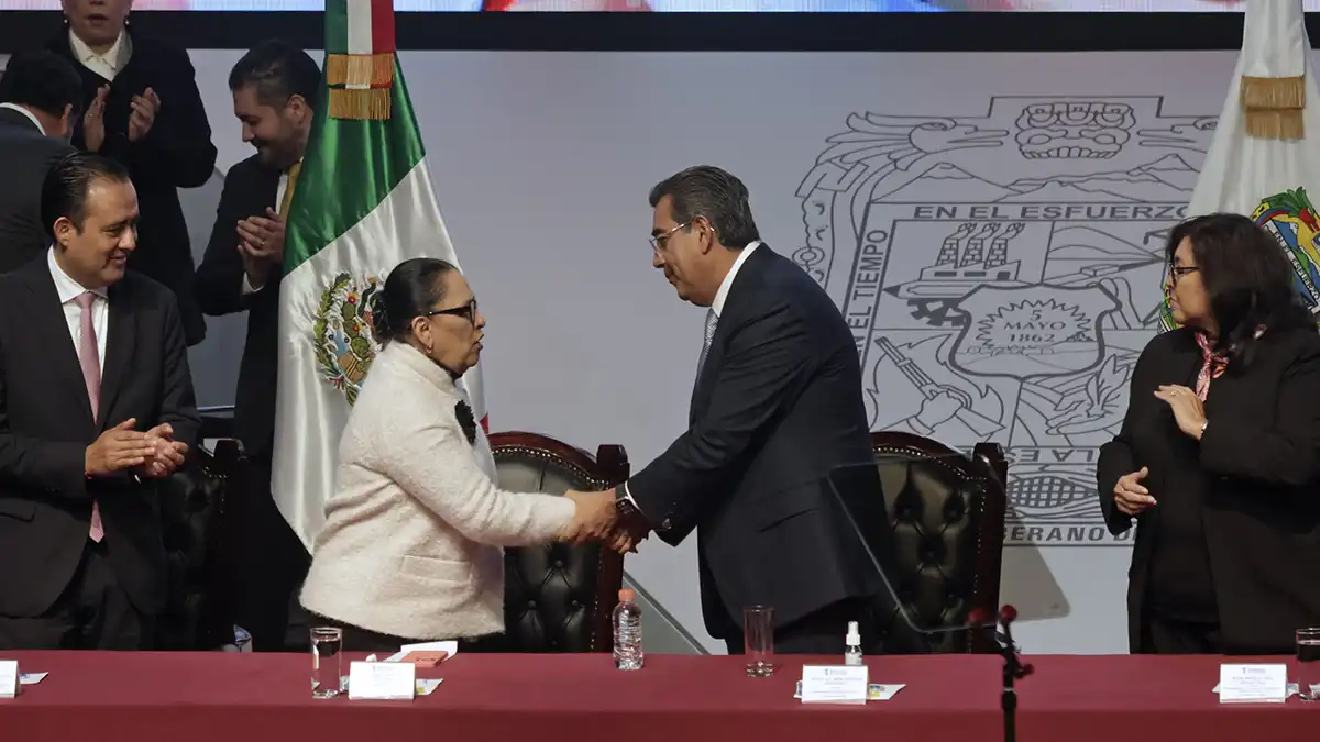 Sergio Salomón agradeció a López Obrador respaldo
