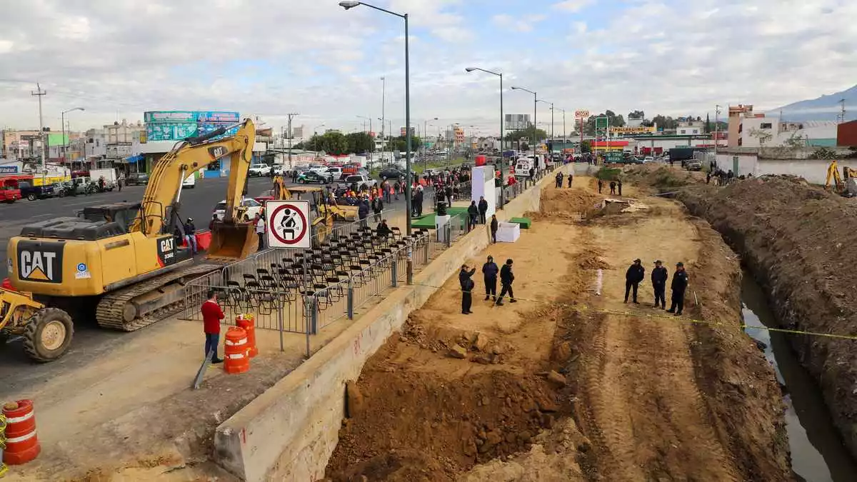 Inicia construcción del Distribuidor Vial de la Central de Abasto en Puebla