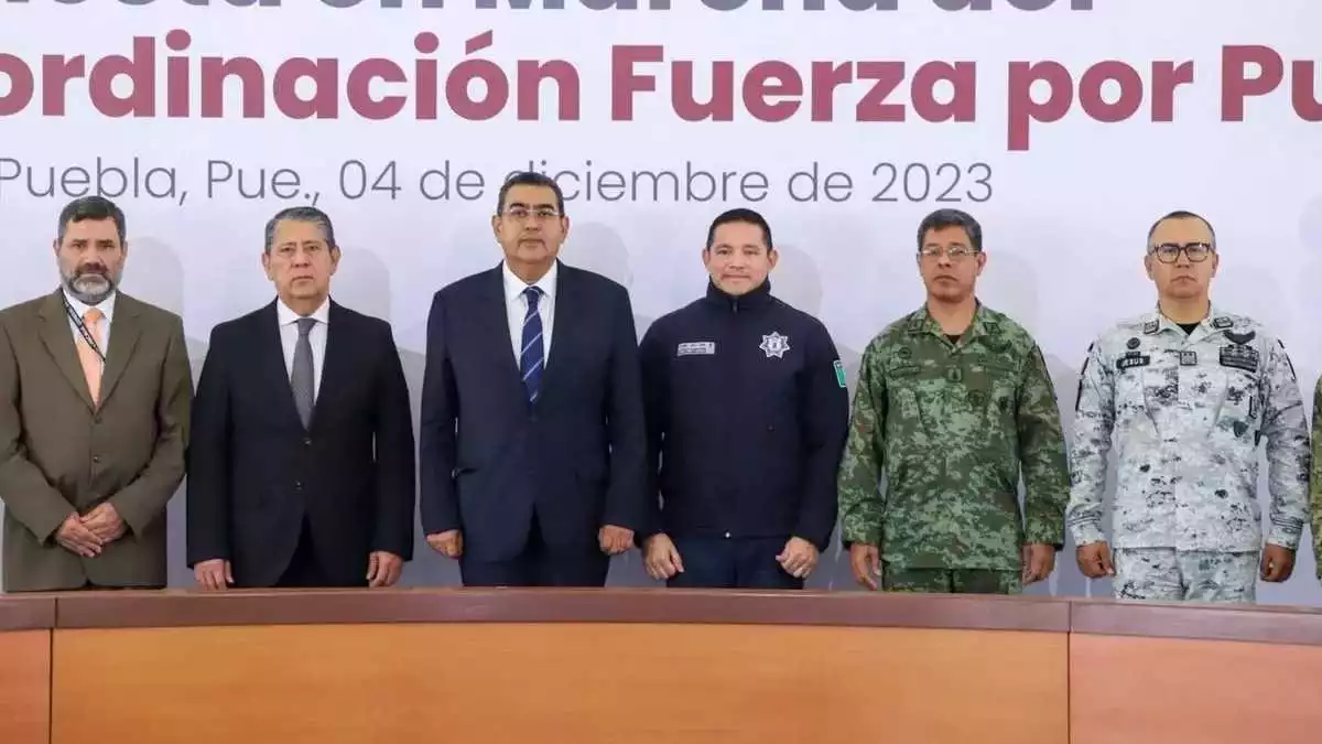 Anuncian plan de coordinación en seguridad “Fuerza x Puebla”