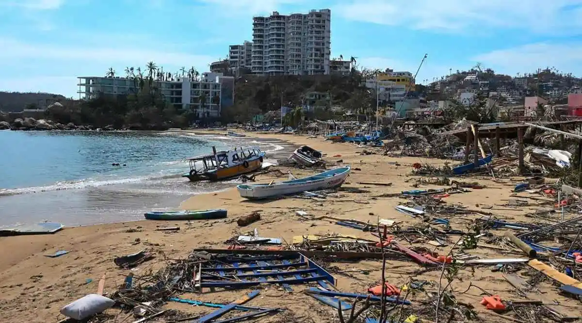 Se mantiene en 52 la cifra de muertos tras paso del huracán Otis en Acapulco