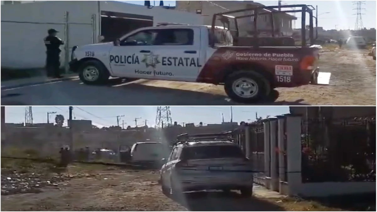 Balacera entre policías y ladrones deja un muerto y tres detenidos en Puebla