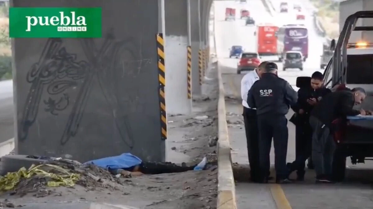 Muere motociclista tras derrapar en la autopista México-Puebla