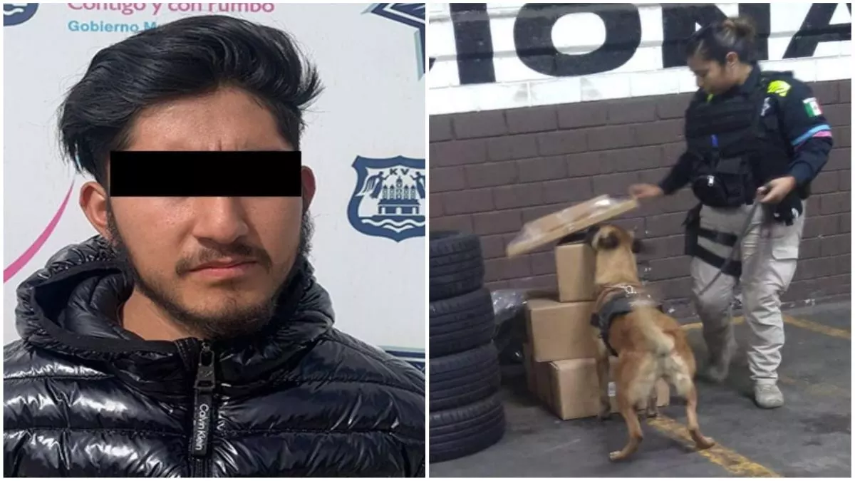 Capturan a sujeto con más de dos kilos de droga en Puebla capital