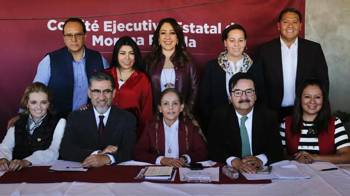 Morena Puebla presenta a integrantes de su equipo de voceros