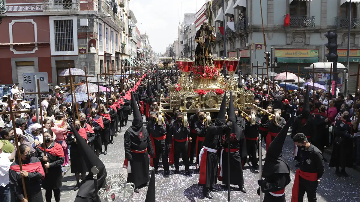 Alistan vialidades para procesión de Viernes Santo en Puebla