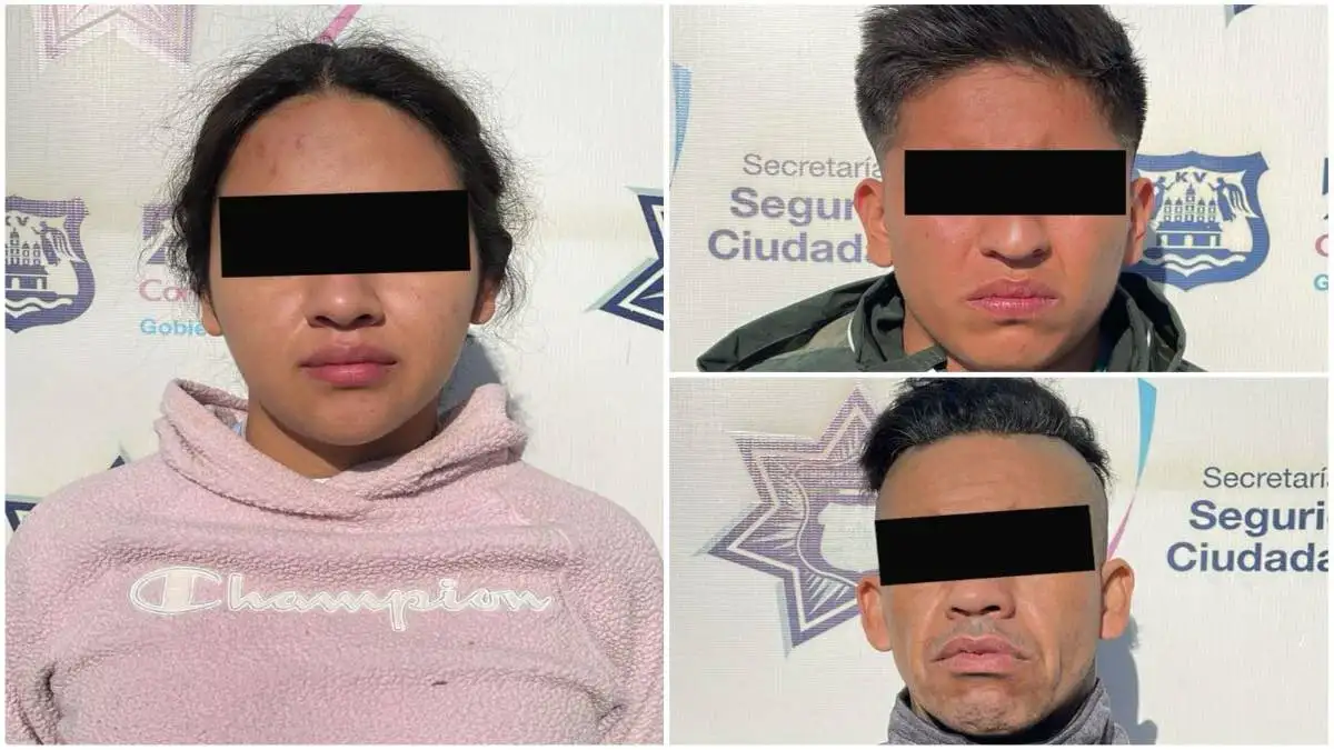 Atracaron una farmacia y son capturados en Puebla capital