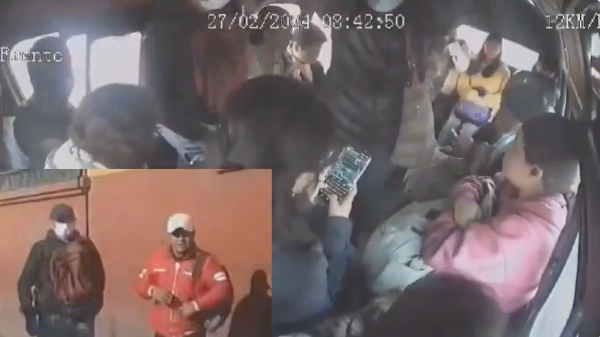 Así atracaron ladrones a pasajeros de la Ruta 32 en Puebla