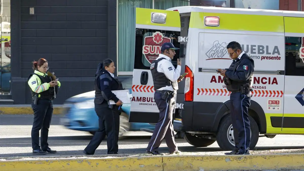 Atropellan a dos personas en el bulevar 5 de Mayo, en Puebla