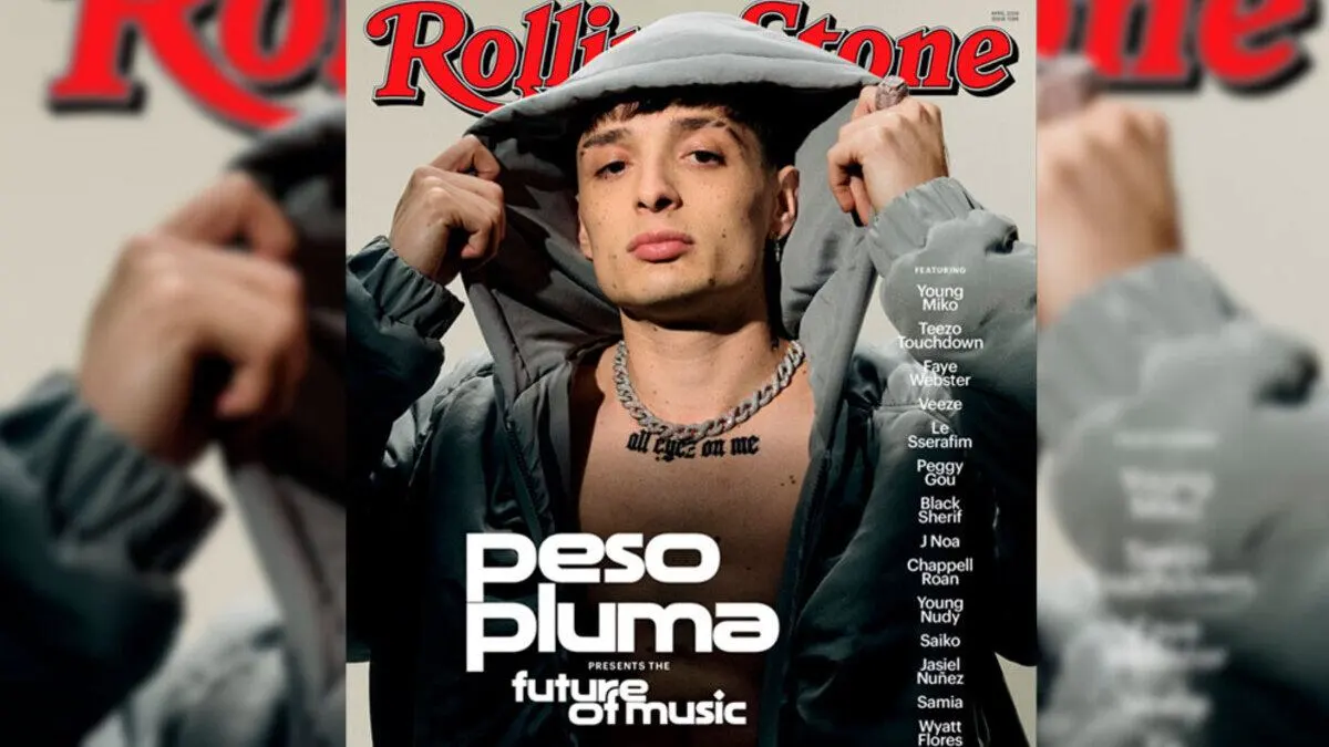 Peso Pluma llega a la portada de Rolling Stone