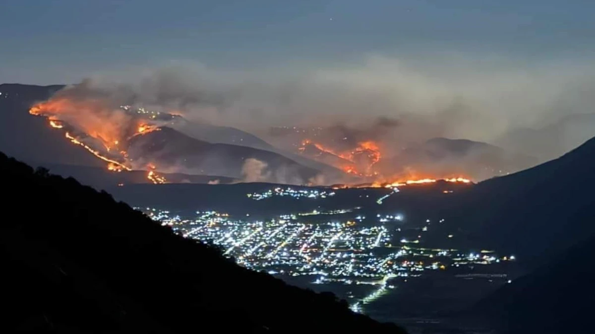 Incendio en el Valle de Orizaba provoca evacuación de pobladores