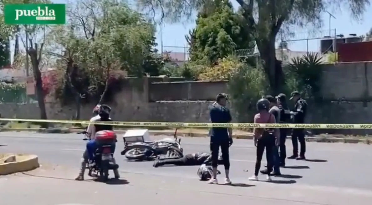 Vehículo provoca choque de un motociclista en el Bulevar San Felipe