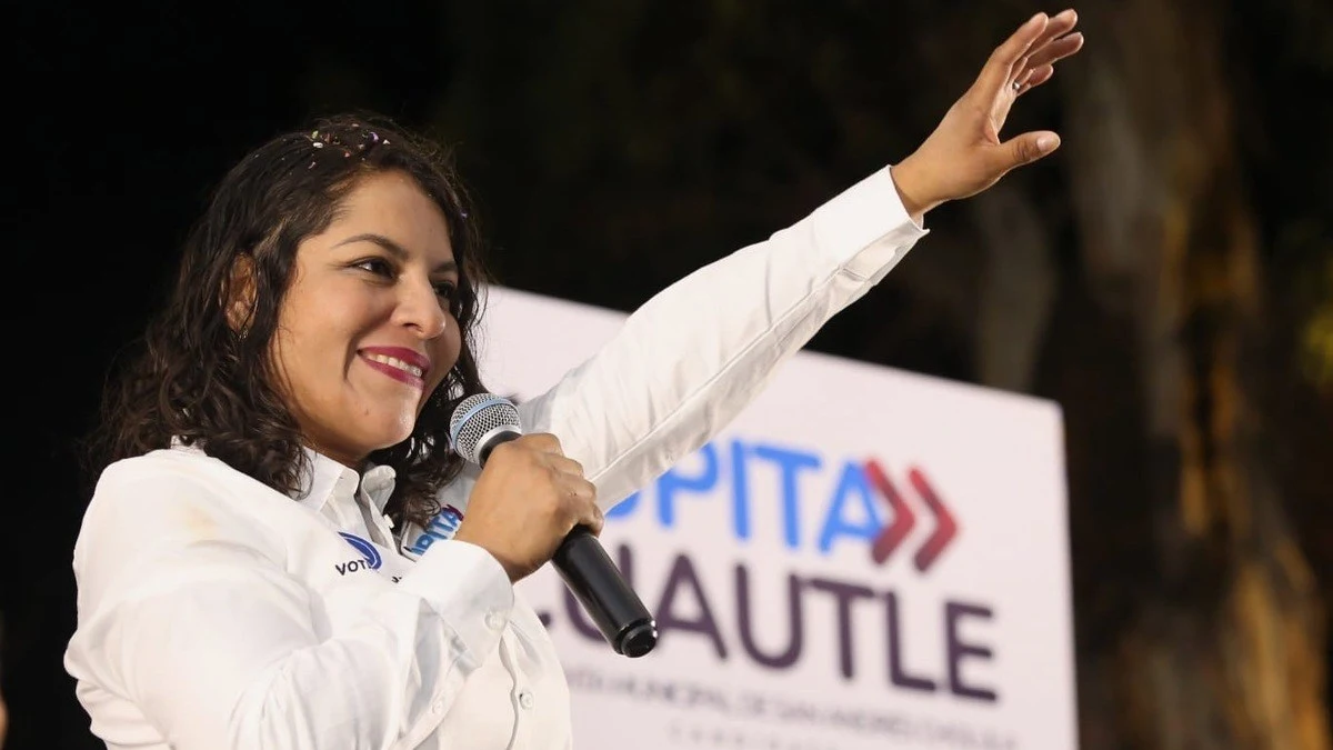 Lupita Cuautle arrancó campaña en San Andrés Cholula