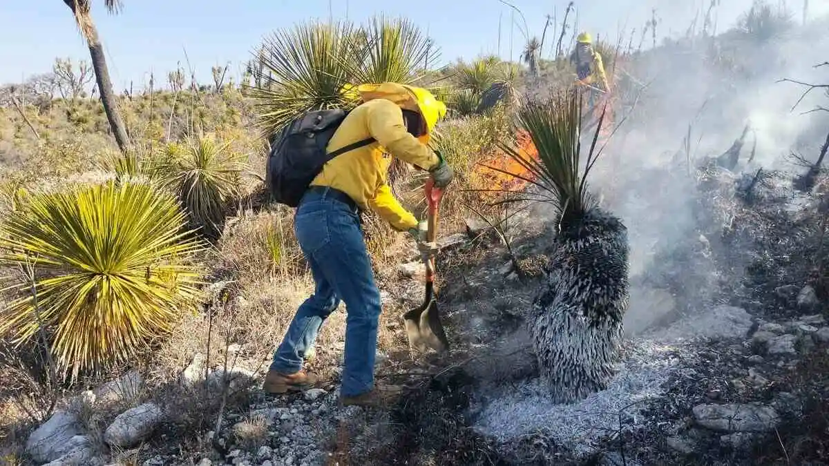 Mueren dos brigadistas voluntarios por incendio forestal en Libres