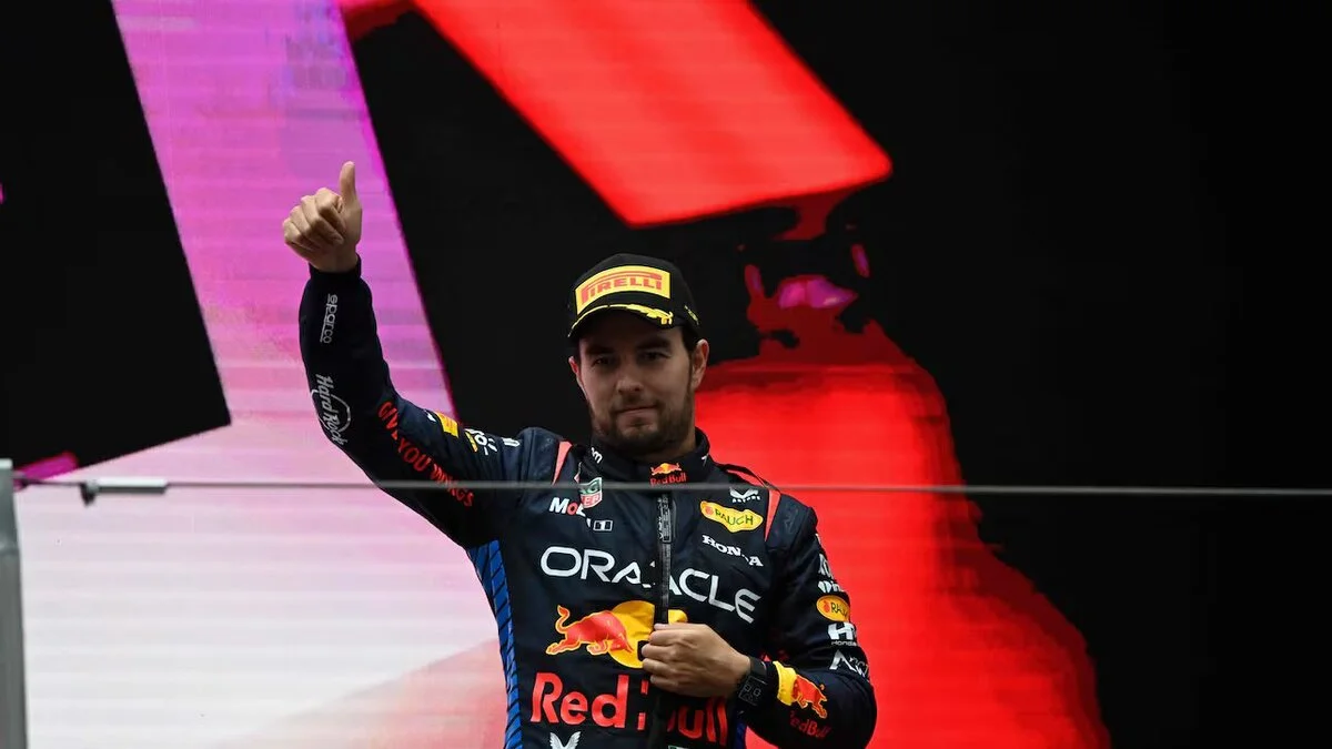 Sergio "Checo" Pérez es tercero en el GP de China