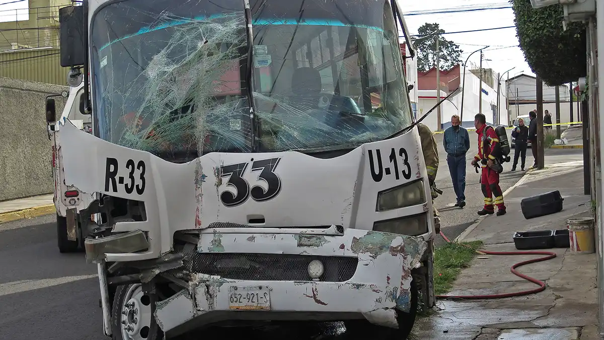 2023, el año con más accidentes del transporte público en Puebla