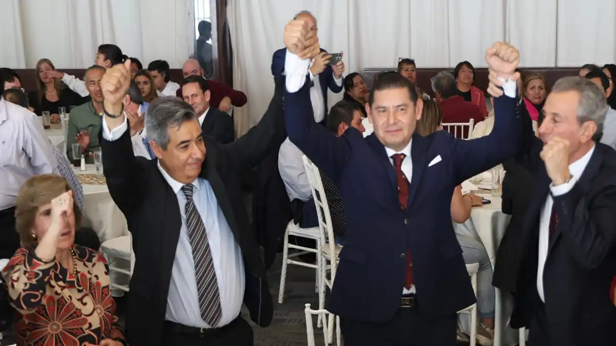 Alejandro Armenta y Pepe Chedraui se reúnen con el Consejo de Organismos Empresariales
