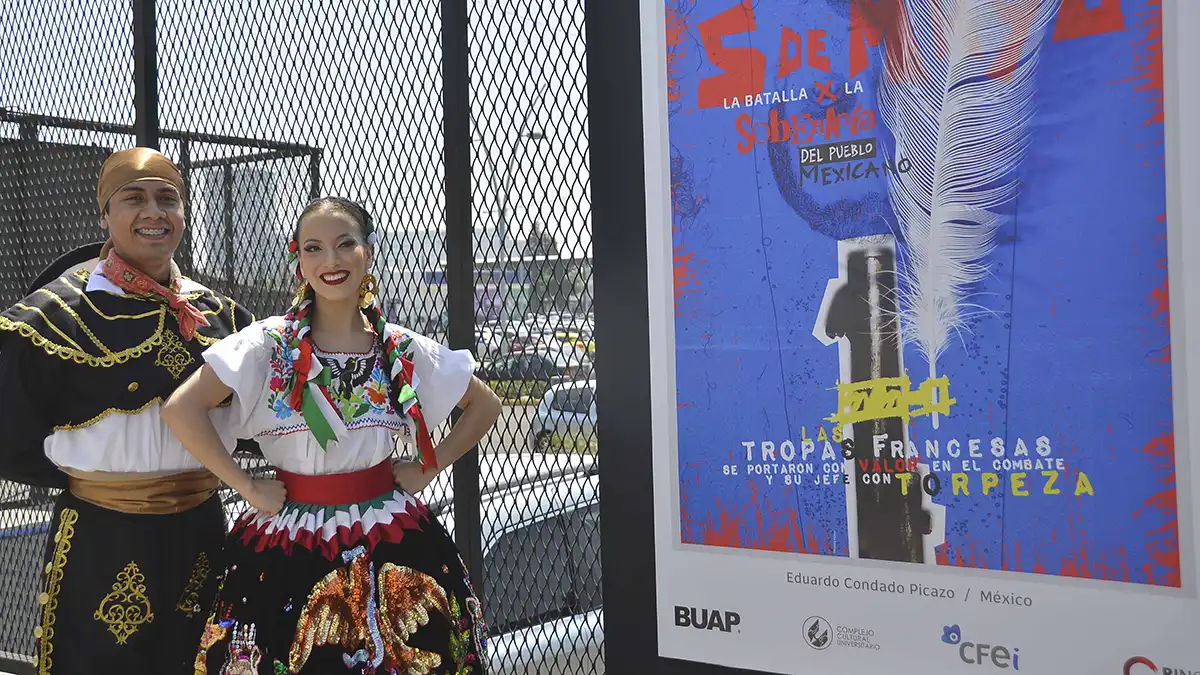 La BUAP inaugura la muestra “5 de Mayo, carteles por una soberanía del pueblo mexicano”