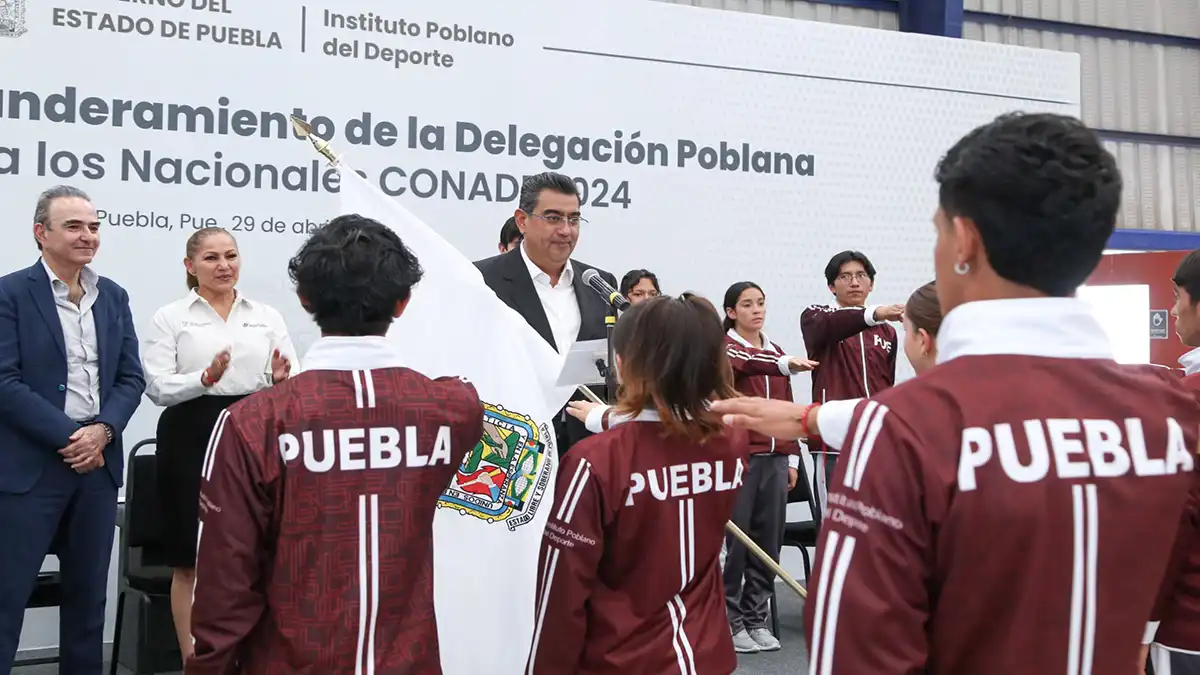 Puebla manda delegación de 700 jóvenes a los Nacionales CONADE 2024