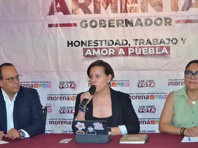 Vocera de Armenta acusa a Eduardo Rivera de proteger a violentadores y acosadores de mujeres
