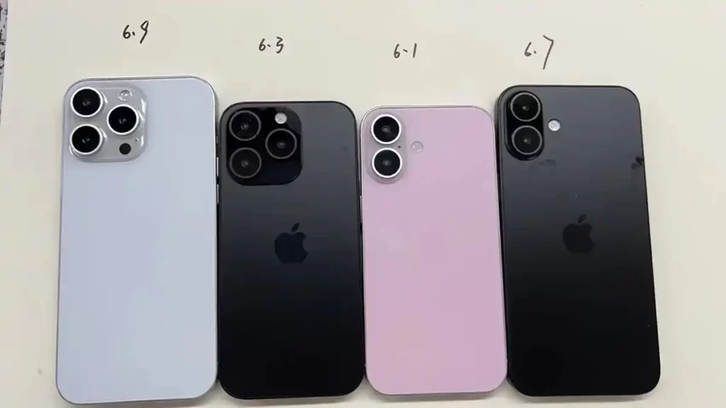 iPhone 16: se filtra una imagen que muestra el tamaño de los 4 modelos