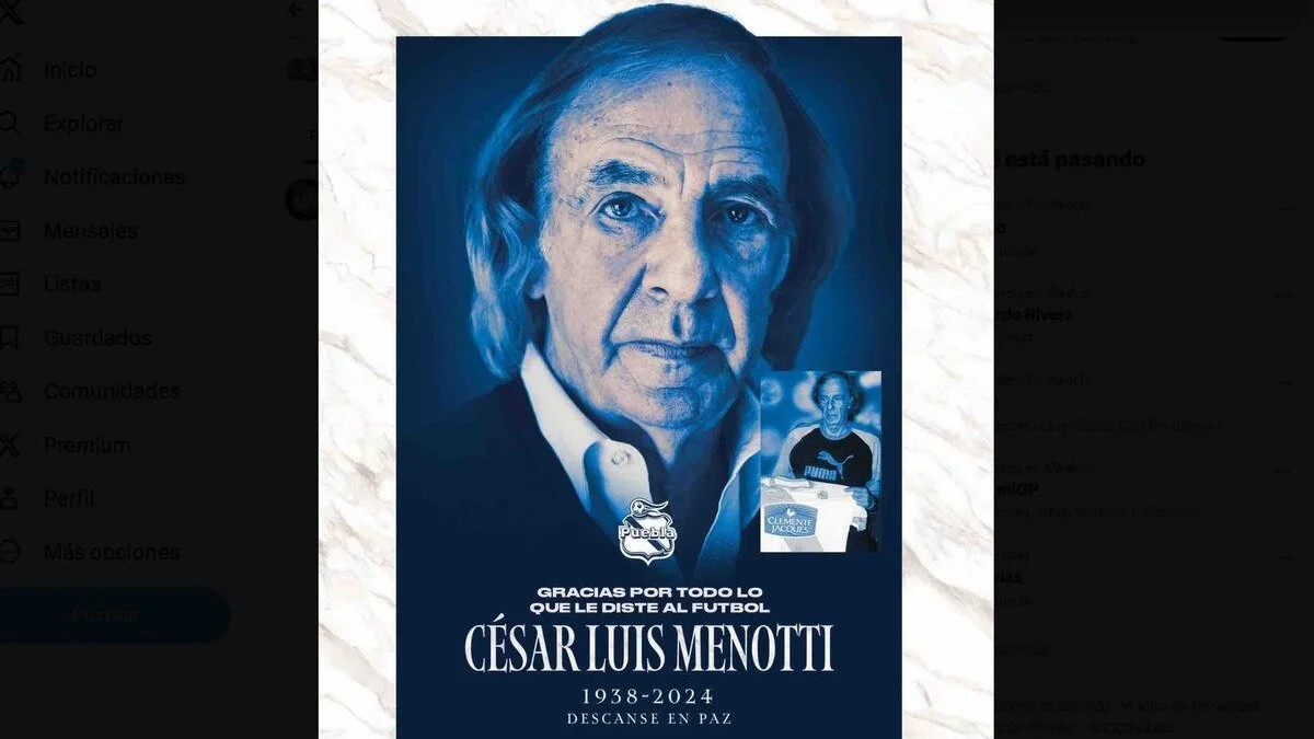 César Luis Menotti: Su paso por el Club Puebla