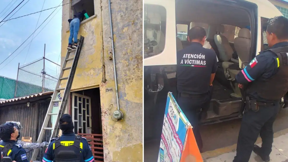 Policías municipales de Puebla evitan que una mujer se quite la vida