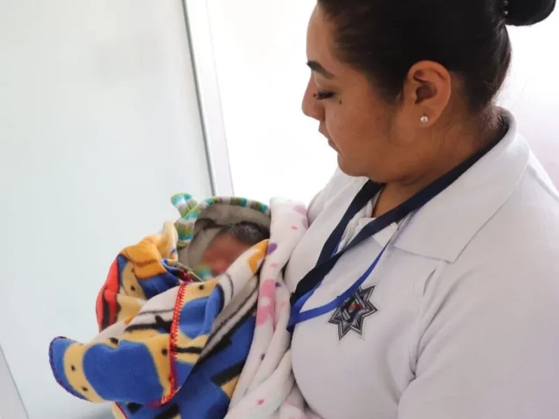Aparece bebé abandonado en calles de San Pedro Cholula