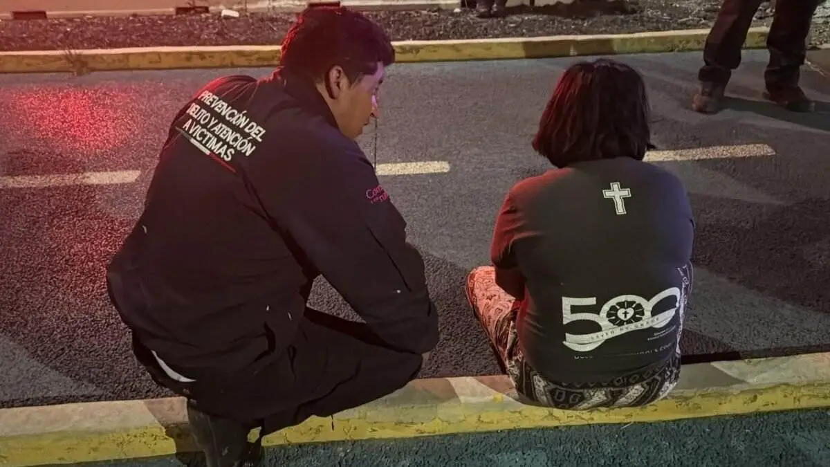 Mujer intentó quitarse la vida dos veces en un día; la rescatan policías de SSC Puebla