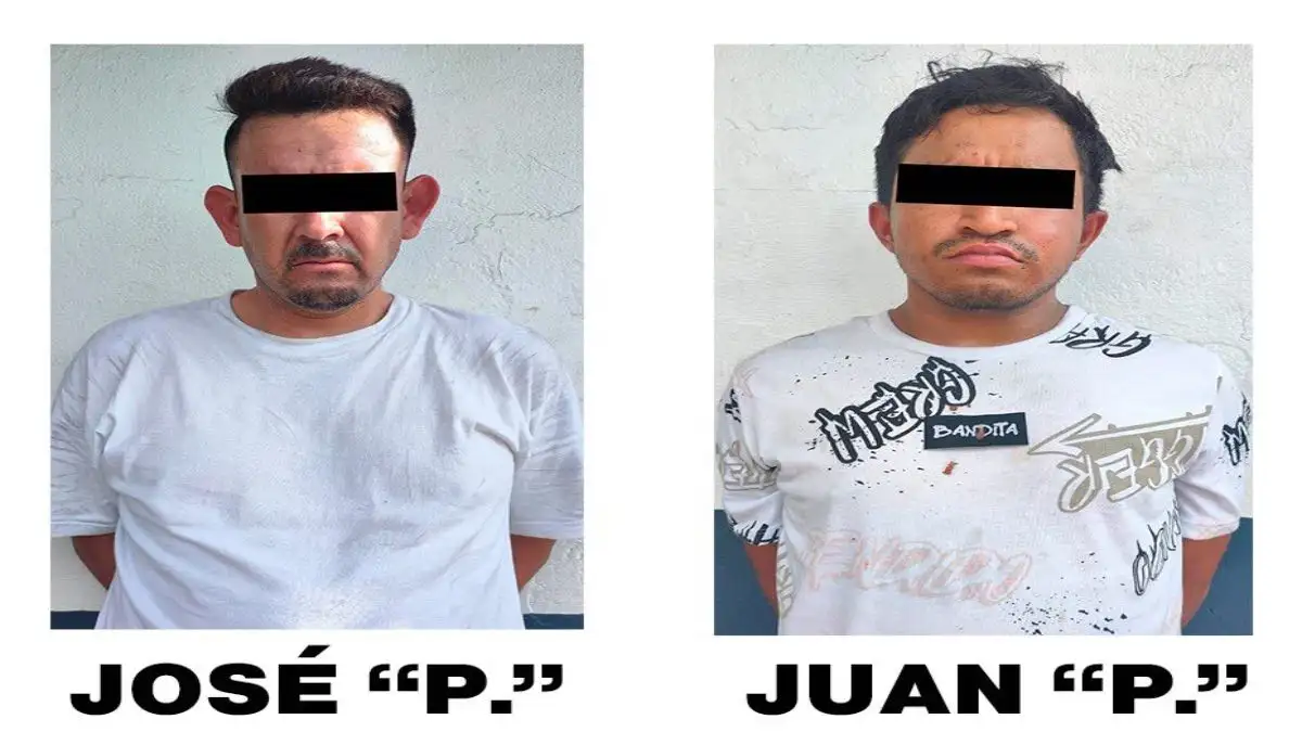 Capturan a dos ladrones de vehículos tras persecución en Puebla capital