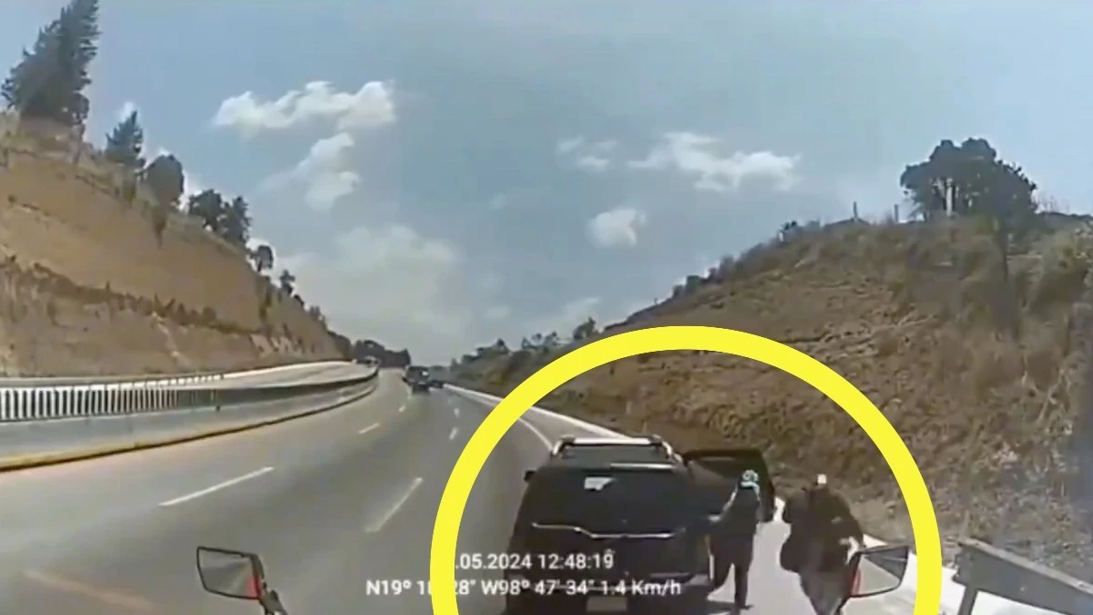 Captan a ladrones de caminos en la autopista México-Puebla