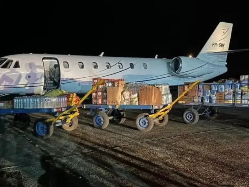 Neymar envía sus aviones a Brasil para ayudar a damnificados de inundaciones