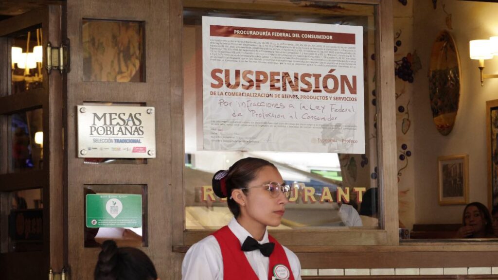 Canirac acusa a Profeco de "terrorismo" por suspender restaurantes en Puebla