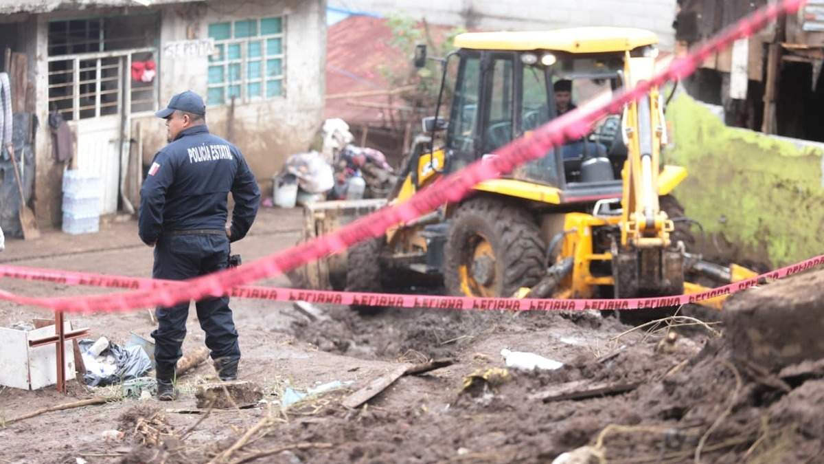 Suman 18 muertos por lluvias en la Sierra Norte