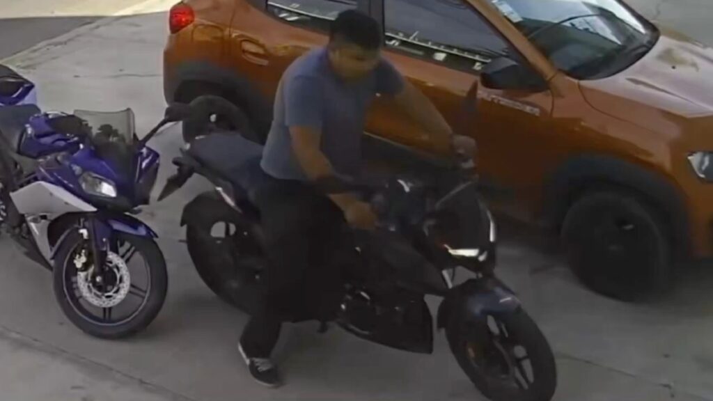 Así se robaron una motocicleta en el Bulevar Hermanos Serdán