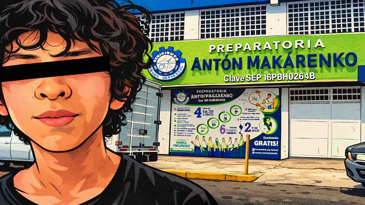 Adolescente mató a dos maestras de la prepa Makárenko en Michoacán