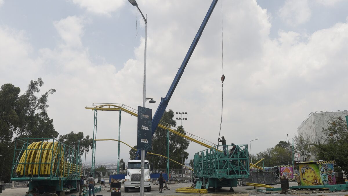 Instalación de la Feria de Puebla / Archivo