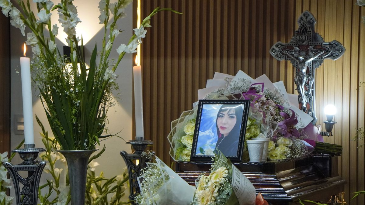 Funeral de Blanca Adriana Vázquez en Huauchinango