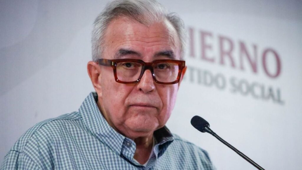 El gobernador con licencia de Sinaloa, Rubén Rocha