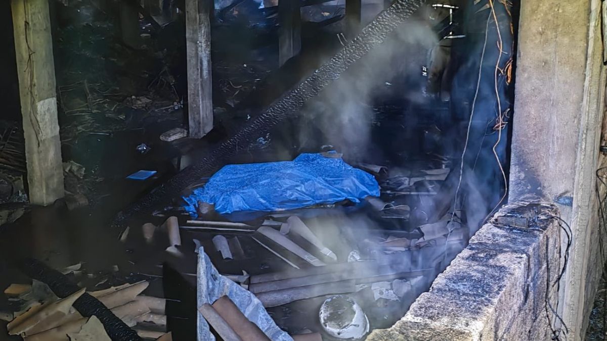 El lugar siniestrado en Ajalpan