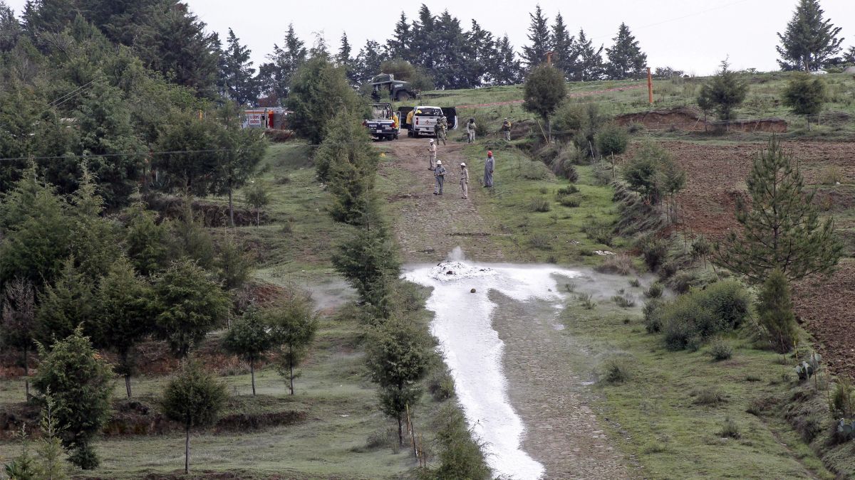 Fuga de gas en Tlalancaleca