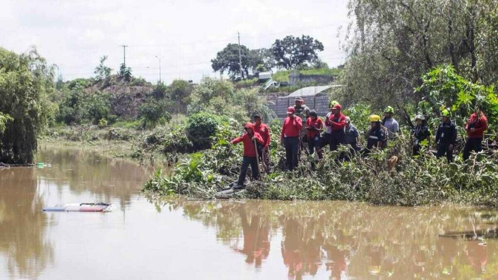 Policía de Ocoyucan no localizado tras desbordarse el río Atoyac por lluvias
